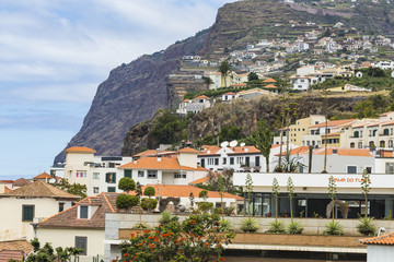 Naklejka premium Camara de Lobos is a city in the south-central coast of Madeira,