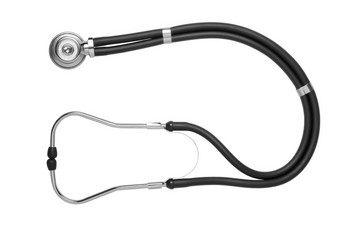 stethoscope isolated on white background