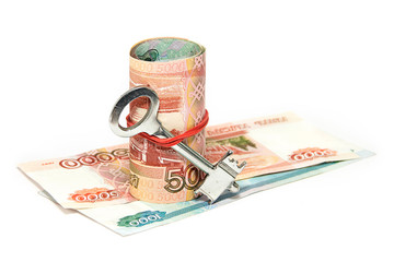 money and key