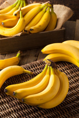 Raw Organic Bunch of Bananas © Brent Hofacker