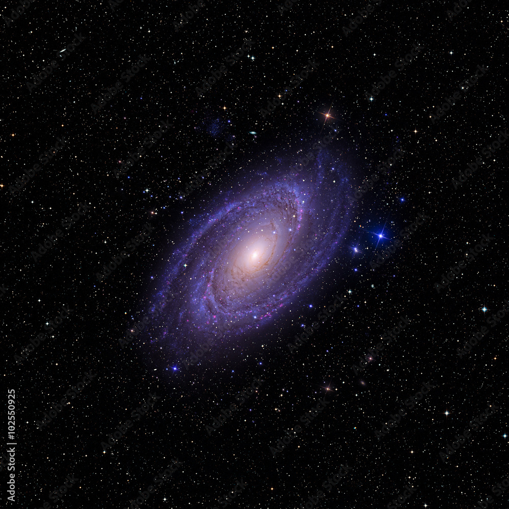 Wall mural view image of galaxy system isolated elements of this image furnished by nasa