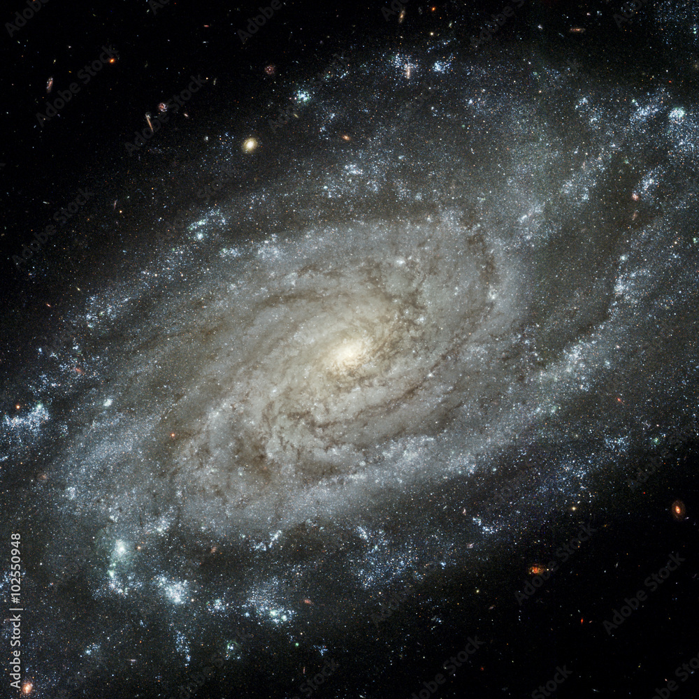 Wall mural view image of galaxy system isolated elements of this image furnished by nasa
