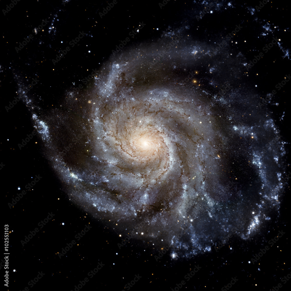 Wall mural view image of galaxy system isolated elements of this image furnished by nasa