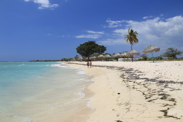 Fototapeta na wymiar Playa Ancon or Ancon Beach in Trinidad, Cuba