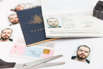 Identity theft through fake passport making