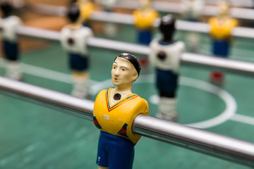 Classic aged Foosball table