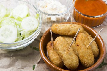 Croquette, croqueta
