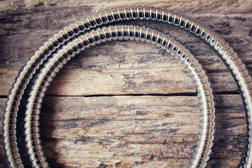 Silver electrical wire