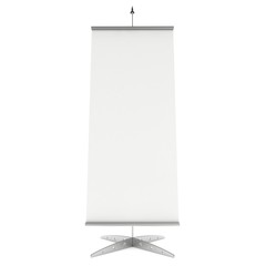 Blank Roll Up Expo Banner Stand.