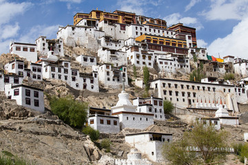 Fototapeta na wymiar Tiksey Monastery in Ladakh, India