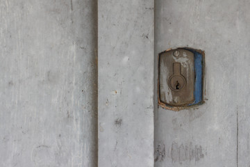 old door closeup detail, open antique concept