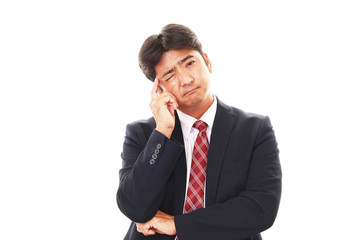 苦悩するビジネスマン