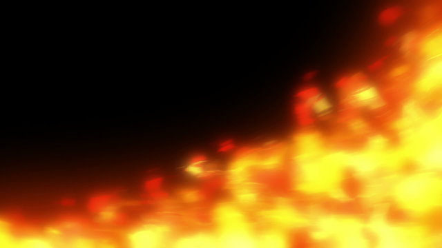燃え盛る炎 アニメ調 ループ flame loop