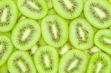 Kiwi fruit slices