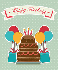 happy birthday design 