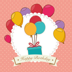 happy birthday design 