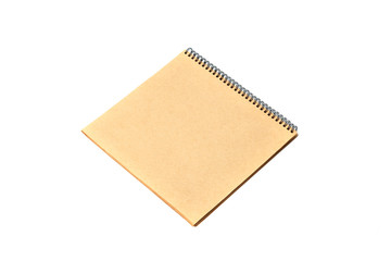 Recycle Notebook on white background