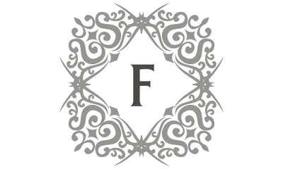 Fototapeta na wymiar Modern Logo Letter F