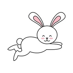 Obraz premium cute rabbit design 