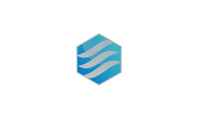  blue sea wave logo