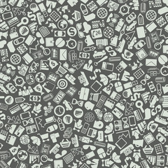 vector background of the business icons