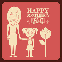 happy mothers day design 