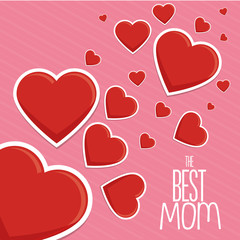 happy mothers day design 