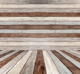 Vintage wood texture, background old panels