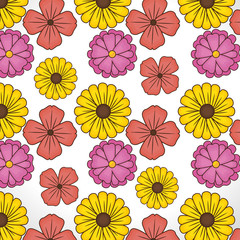 spring flowers design 