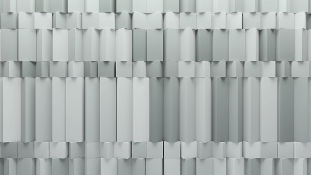 
abstract rectangular and box elements background with randomly rotated elements, 3d render or boxes and rectangles with fillet edges, loopable
