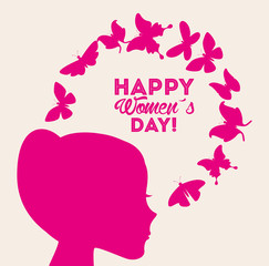 happy womens day design 