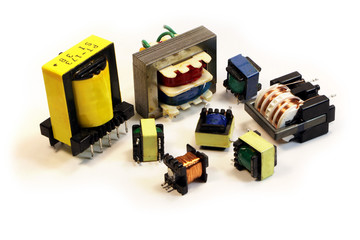 Radio components - a old set of transformers