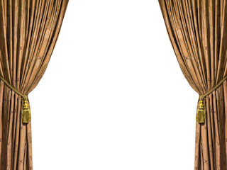 Beautiful curtain close-up