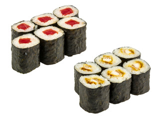  japanese roll isolated