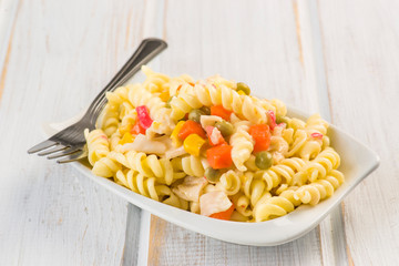 fusilli pasta salad cold