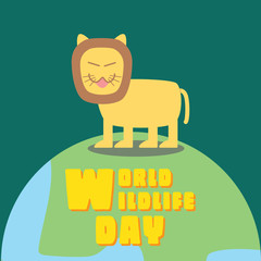 World Wildlife Day - Lion