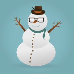 Snowman. Christmas design