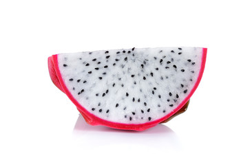 Dragonfruit isolated on the white background