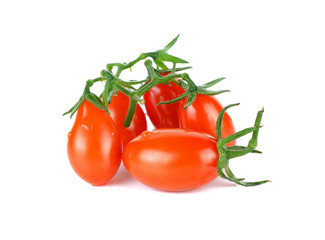 Fresh tomato isolated on the white background