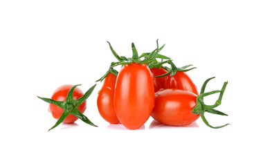 Fresh tomato isolated on the white background