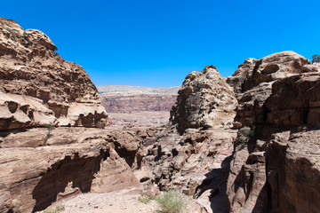 Fototapeta premium Jordanian desert at Petra
