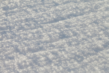 Natural snow background.