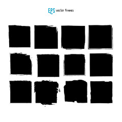 vector brush stroke collection