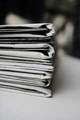 Set of news papers