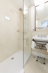 Interior of a modern bathroom