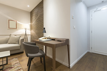 Interior of a home office