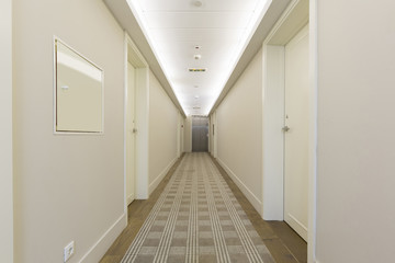 Hotel corridor