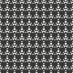 Geometric monochrome abstract hipster seamless pattern with triangle. Wrapping paper. Scrapbook paper. Tiling. Vector illustration. Background. Graphic texture for your design, wallpaper. 