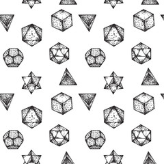 Simply beautiful geometric tattoos seamless pattern