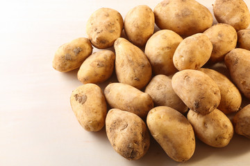 沢山のじゃがいも